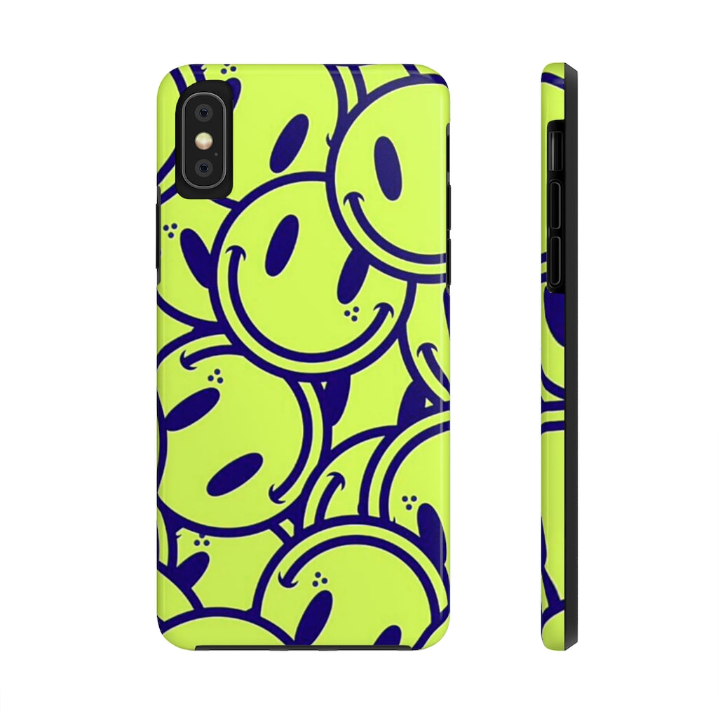 Neon Yellow Smilez Phone Case – Mad Citizen