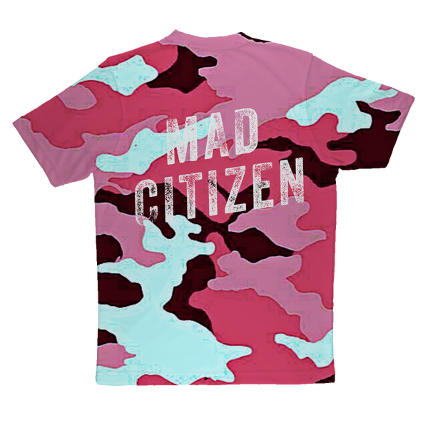 Mad Citizen Pink Camo Print T-Shirt