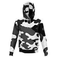 Mad Citizen Black Camouflage Print Hoodie