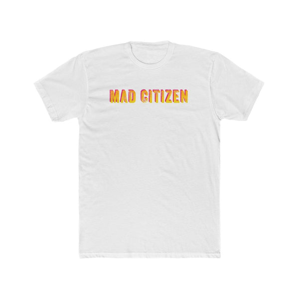 MAD CITIZEN - White, Yellow & Pink T-Shirt