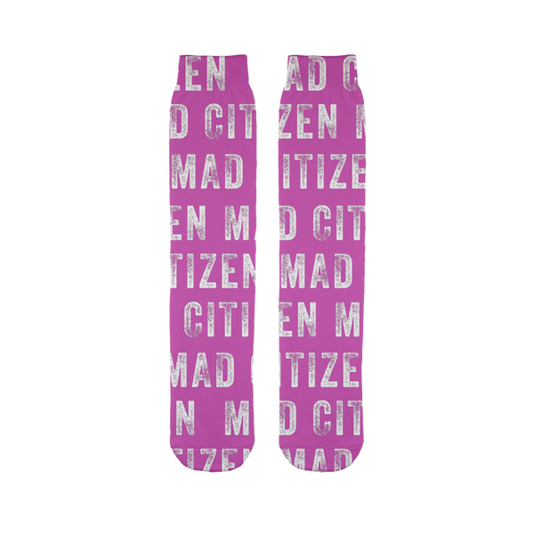 Mad Citizen Pink Socks